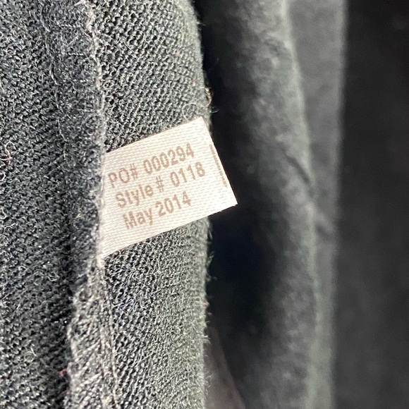 Ruby Ribbon Black Sweater Cardigan Women’s Medium Lightweight Open front Fall - Picture 8 of 13